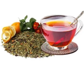 Biologische thee bladeren-bloemen