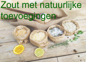 Culinair zout met natuurlijke toevoegingen
