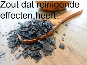 Culinair zout met reinigende effecten