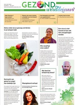 1 x de krant GEZOND Wereldnieuws eerste editie