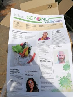 1 x de krant GEZOND Wereldnieuws eerste editie