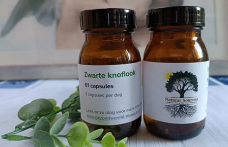 Zwarte knoflook capsules (61cap)