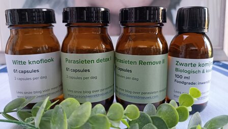 PAKKET: Parasieten KUUR + leverreiniging (capsules)