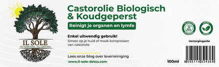 Castorolie (100ml) koudgeperst