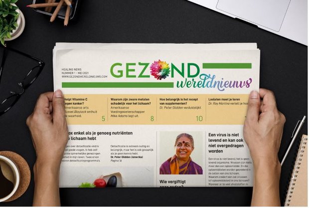 1 x de krant GEZOND Wereldnieuws eerste editie