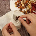  Herbruikbare katoenen theezakjes (5stuks)