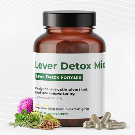 Lever detox mix capsules (6 kruiden)