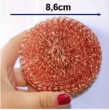 Koperen schuurspons (2stuks)