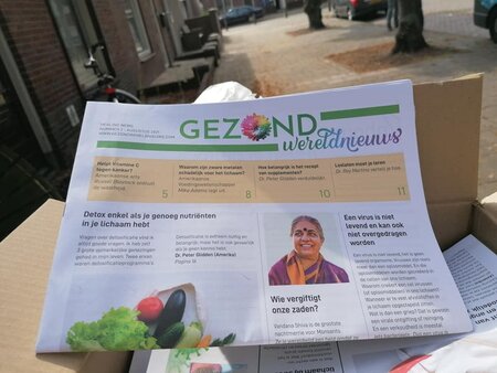 1 x de krant GEZOND Wereldnieuws eerste editie