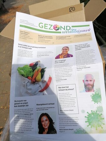 1 x de krant GEZOND Wereldnieuws eerste editie